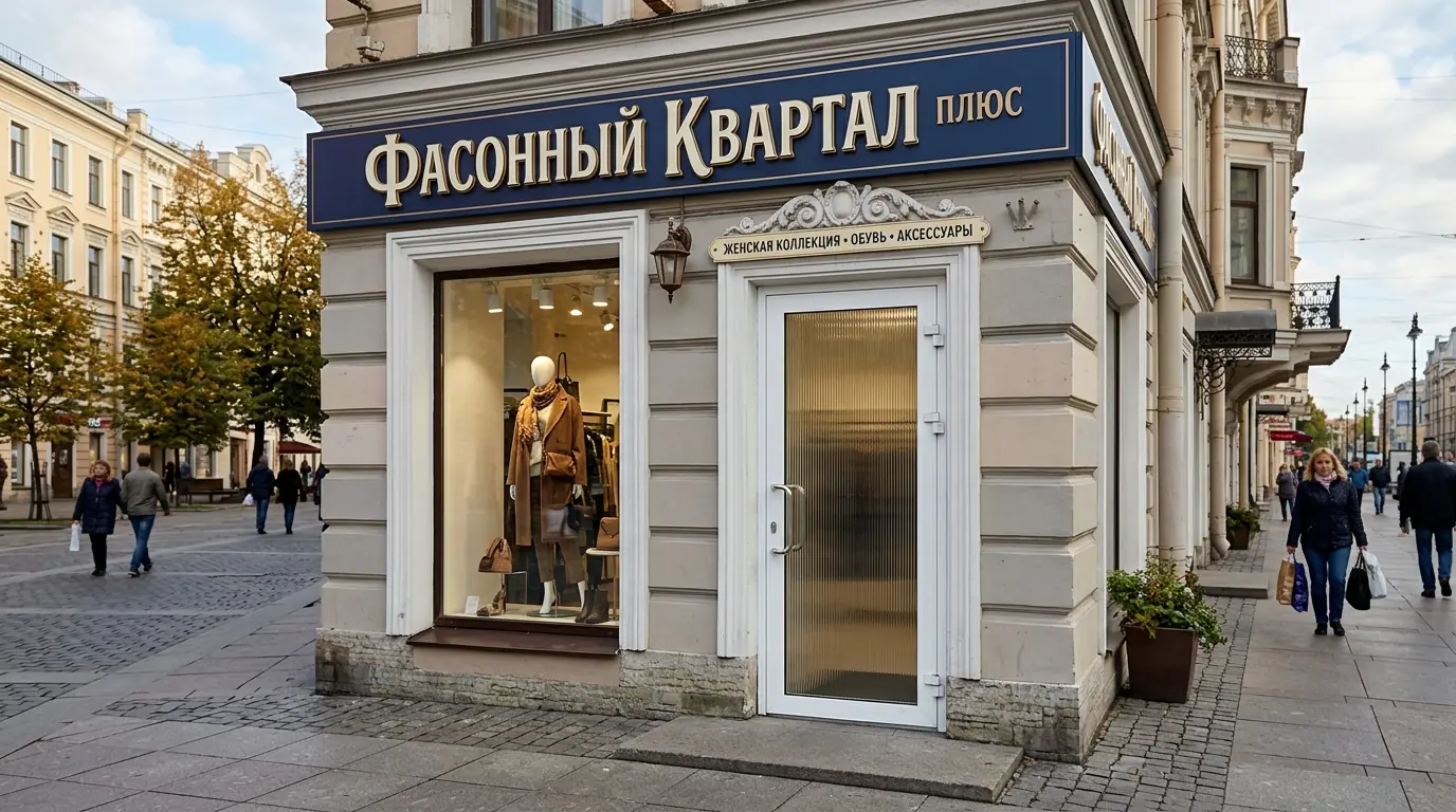 Раздвижные входные двери для магазина: реализованный проект, ракурс 10